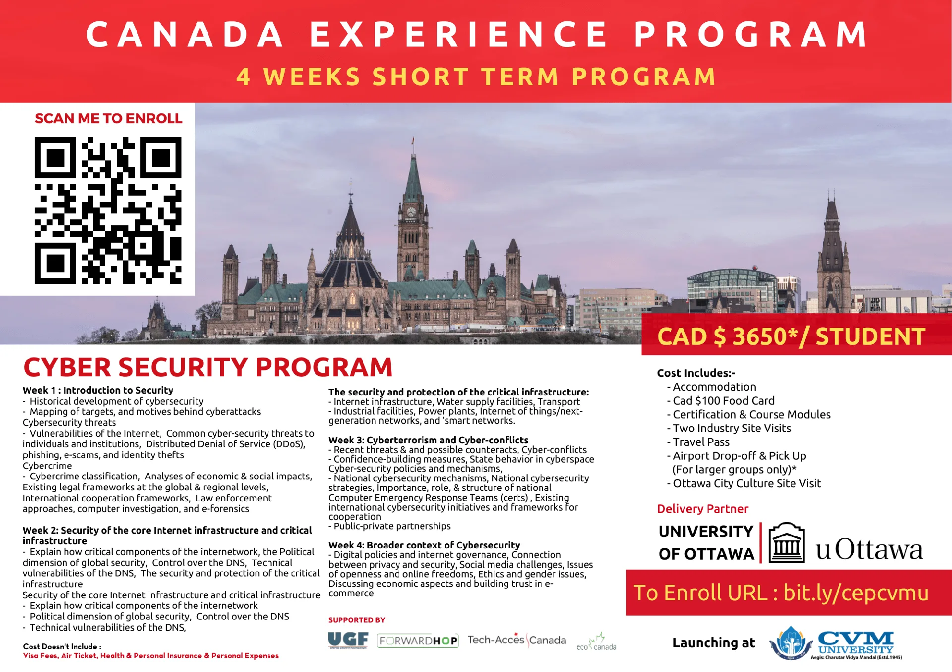 Canada Experience – CVMU