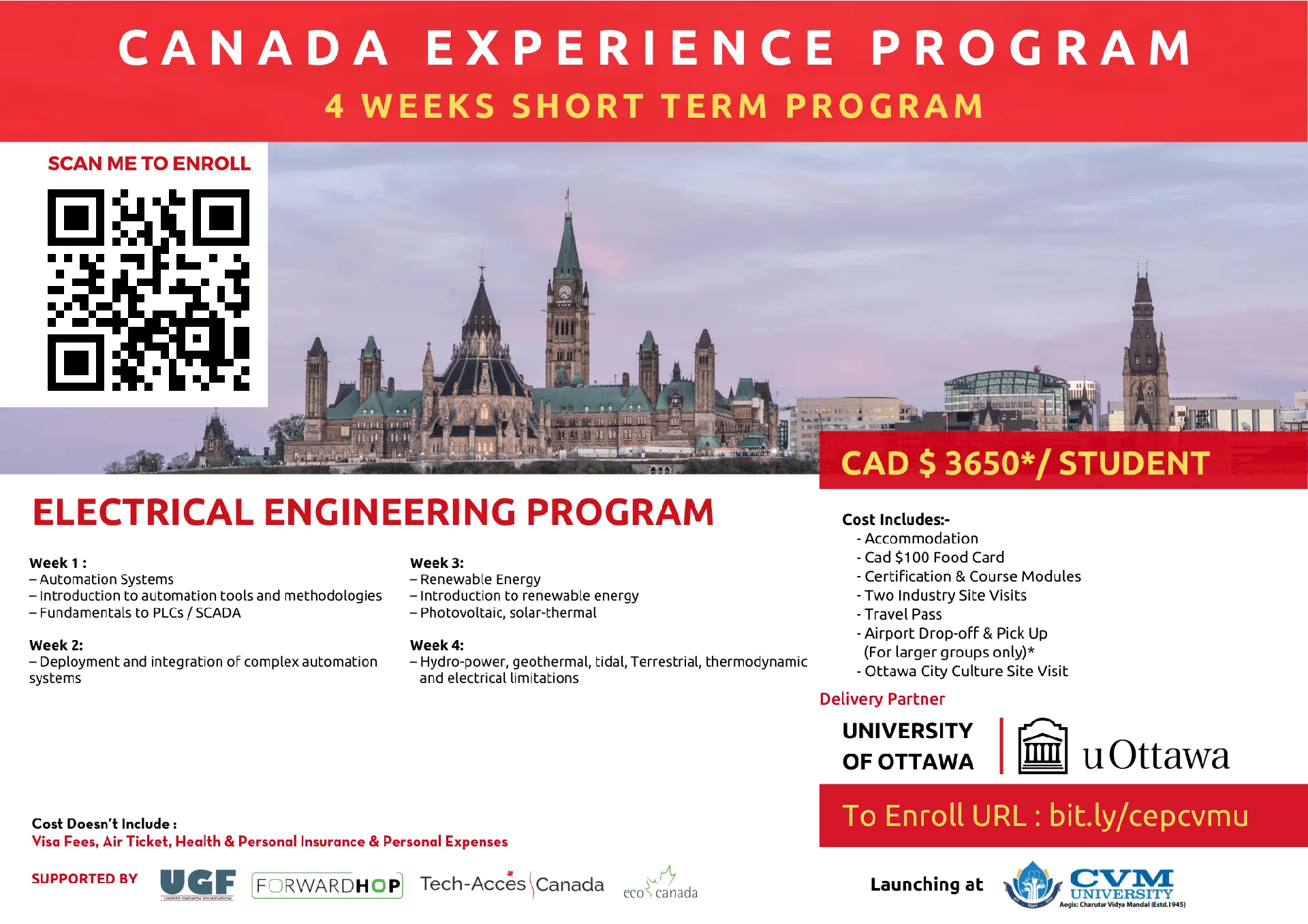Canada Experience – CVMU