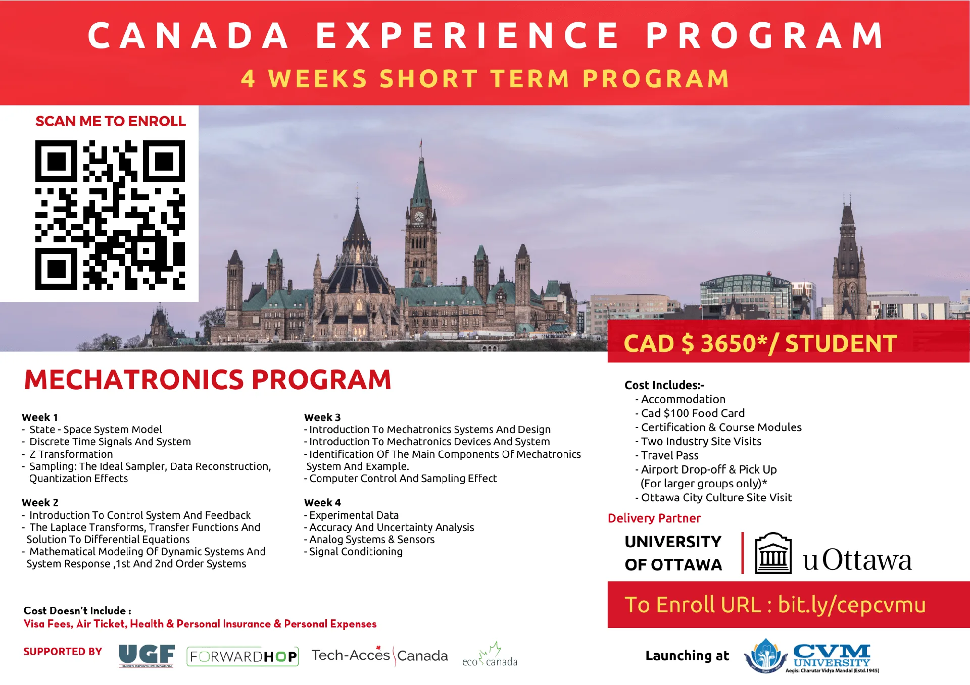Canada Experience – CVMU