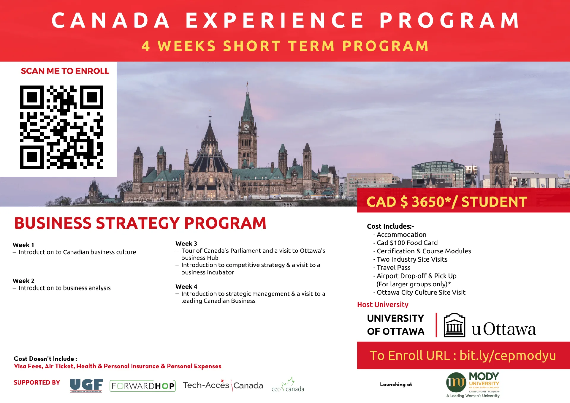 Canada Experience – Mody University