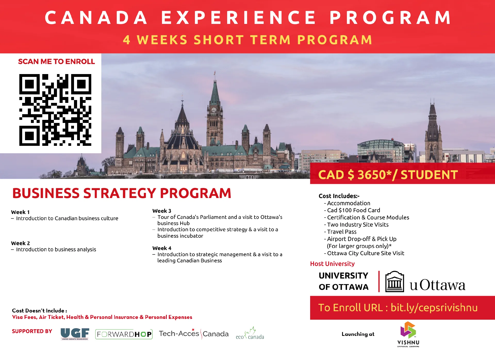 Canada Experience – SRIVISHNU