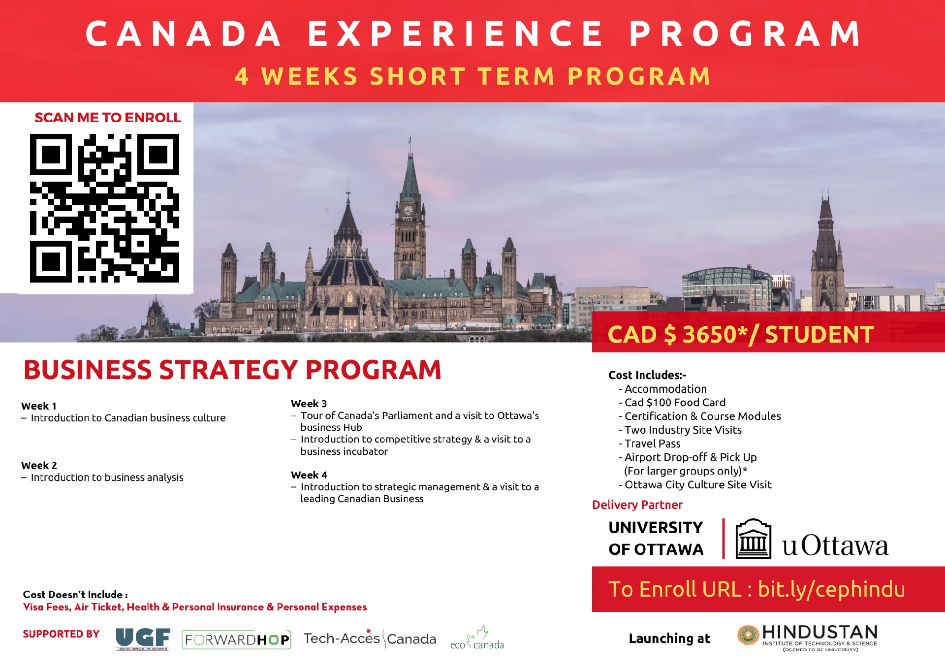 Canada Experience -Hindustan University