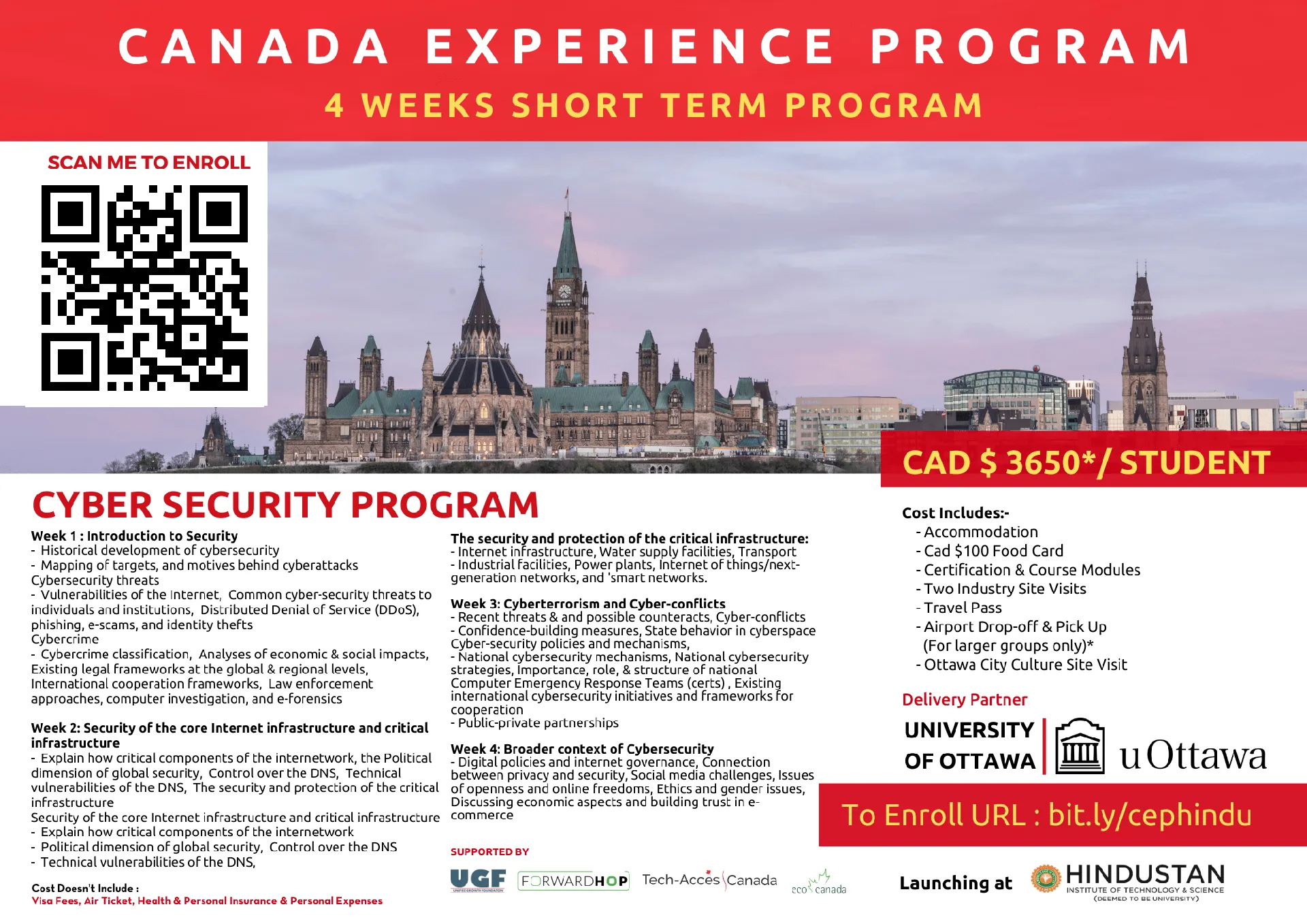 Canada Experience -Hindustan University