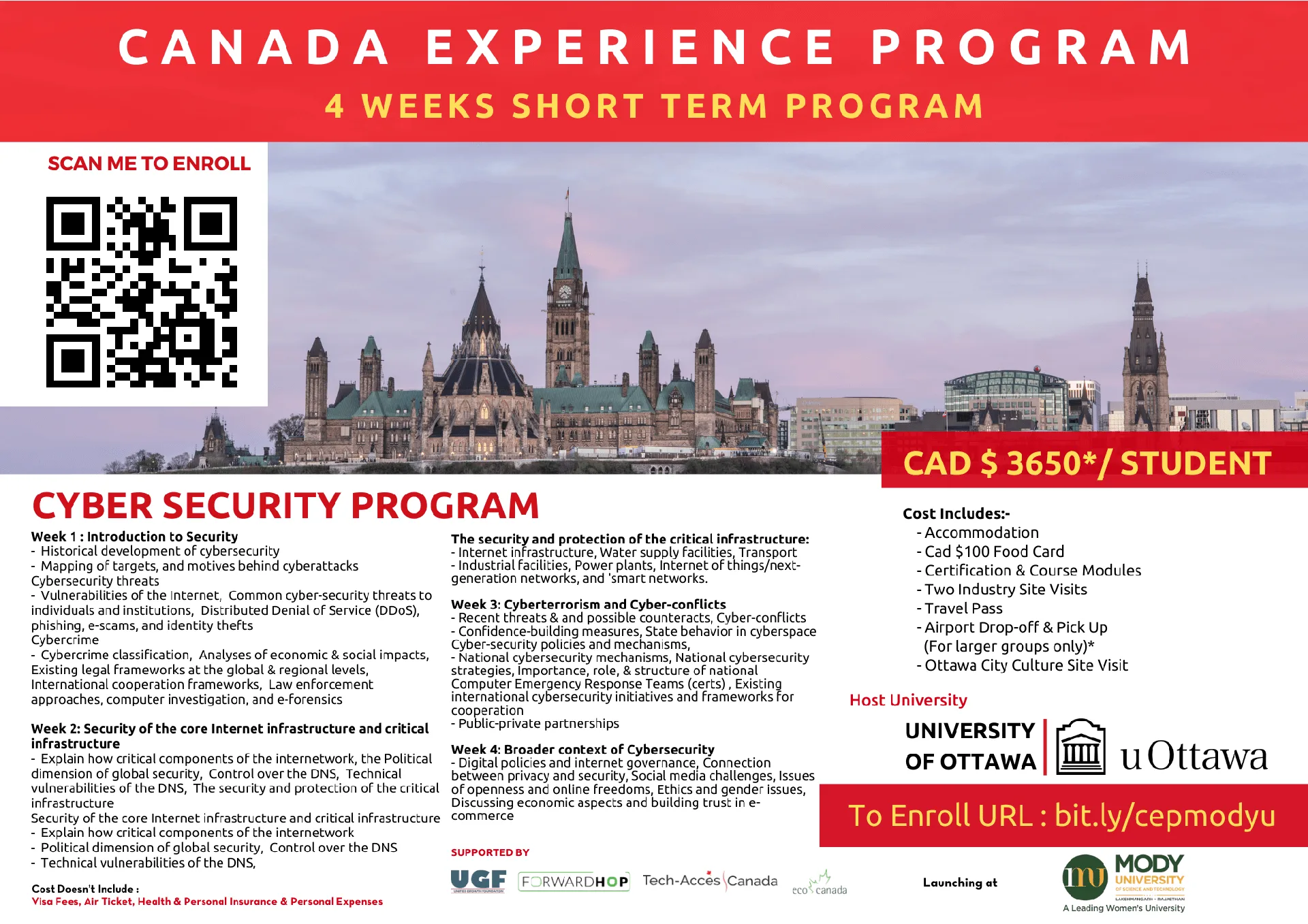 Canada Experience – Mody University