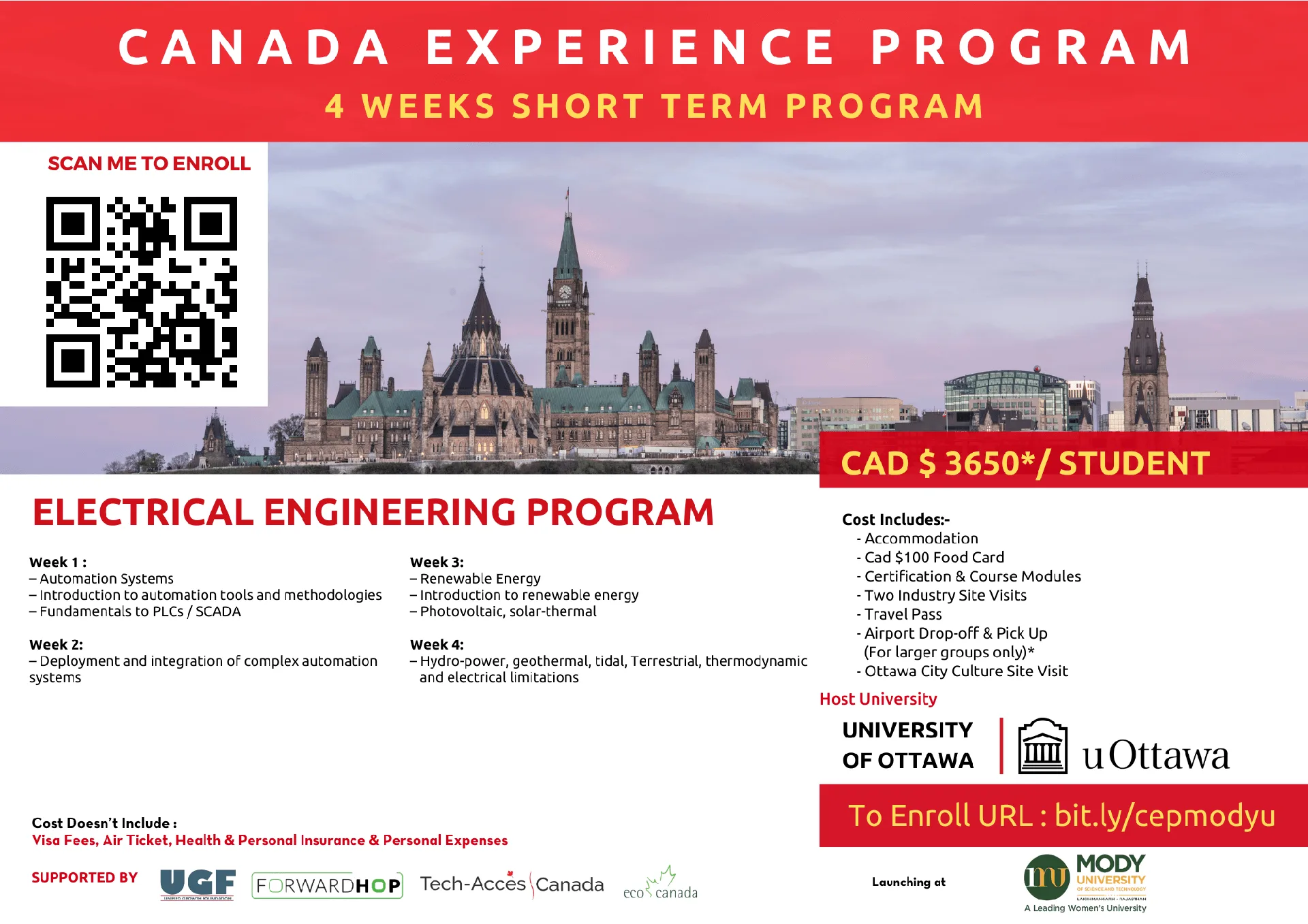 Canada Experience – Mody University