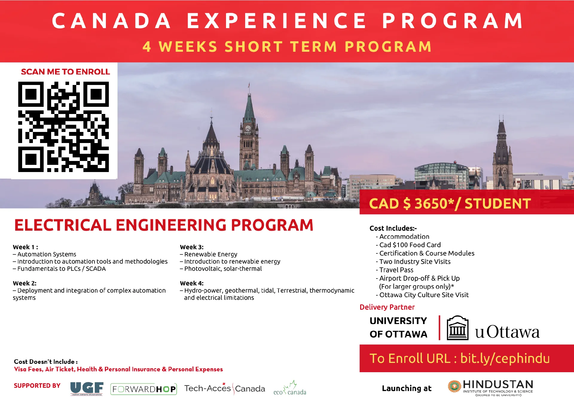 Canada Experience -Hindustan University