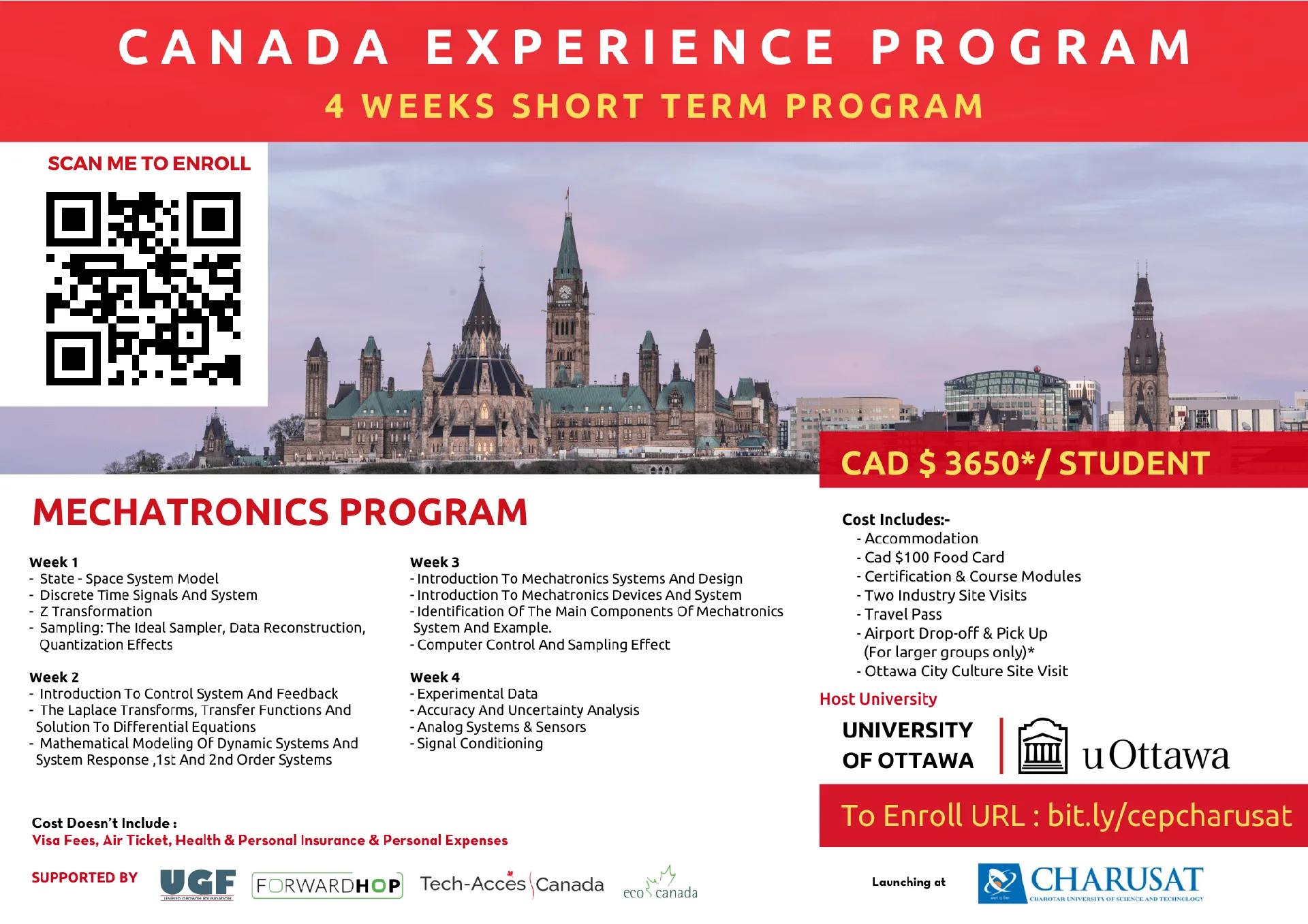 Canada Experience – CHARUSAT