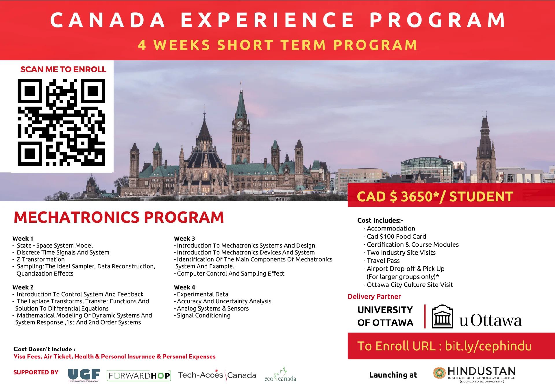 Canada Experience -Hindustan University