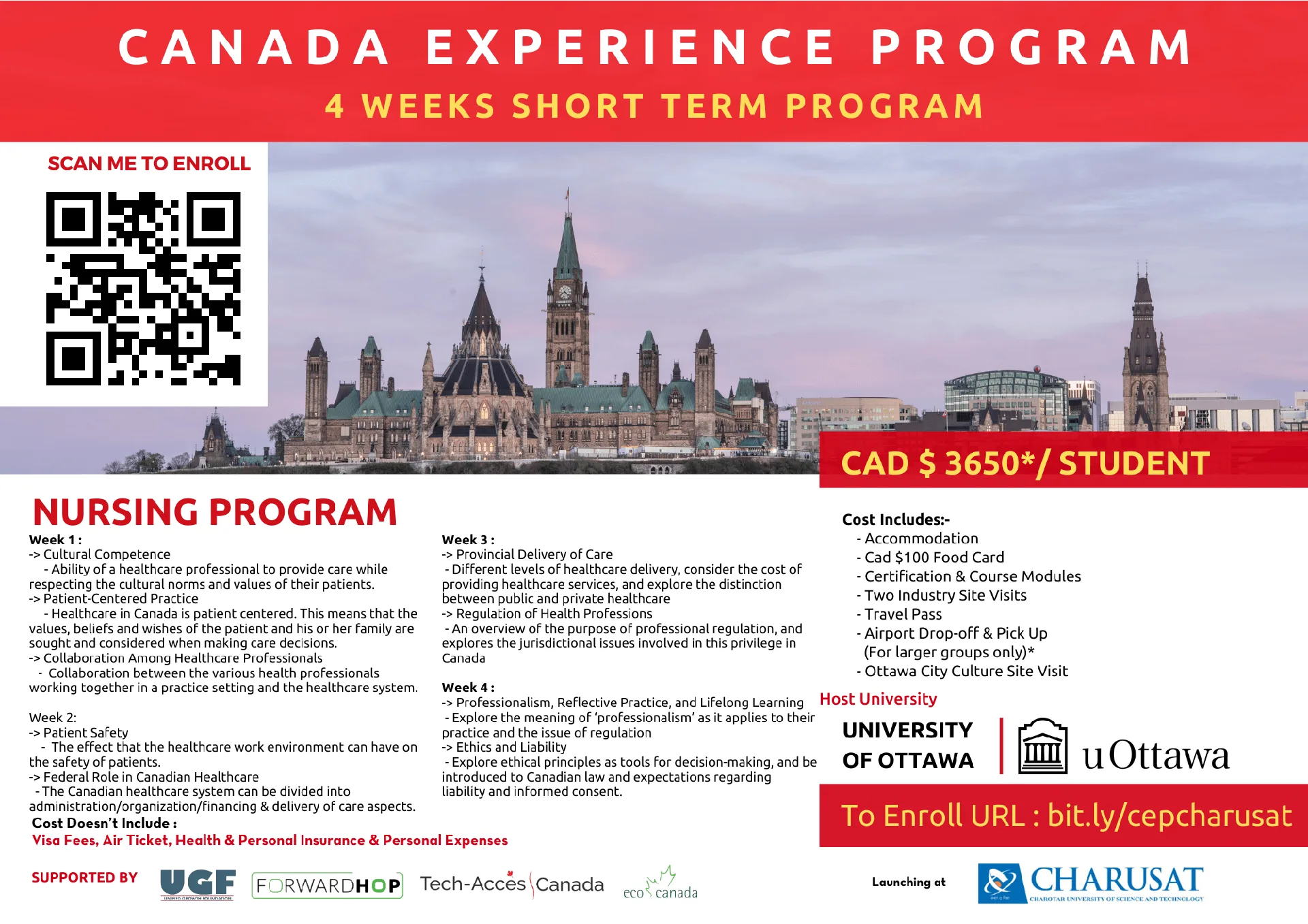Canada Experience – CHARUSAT