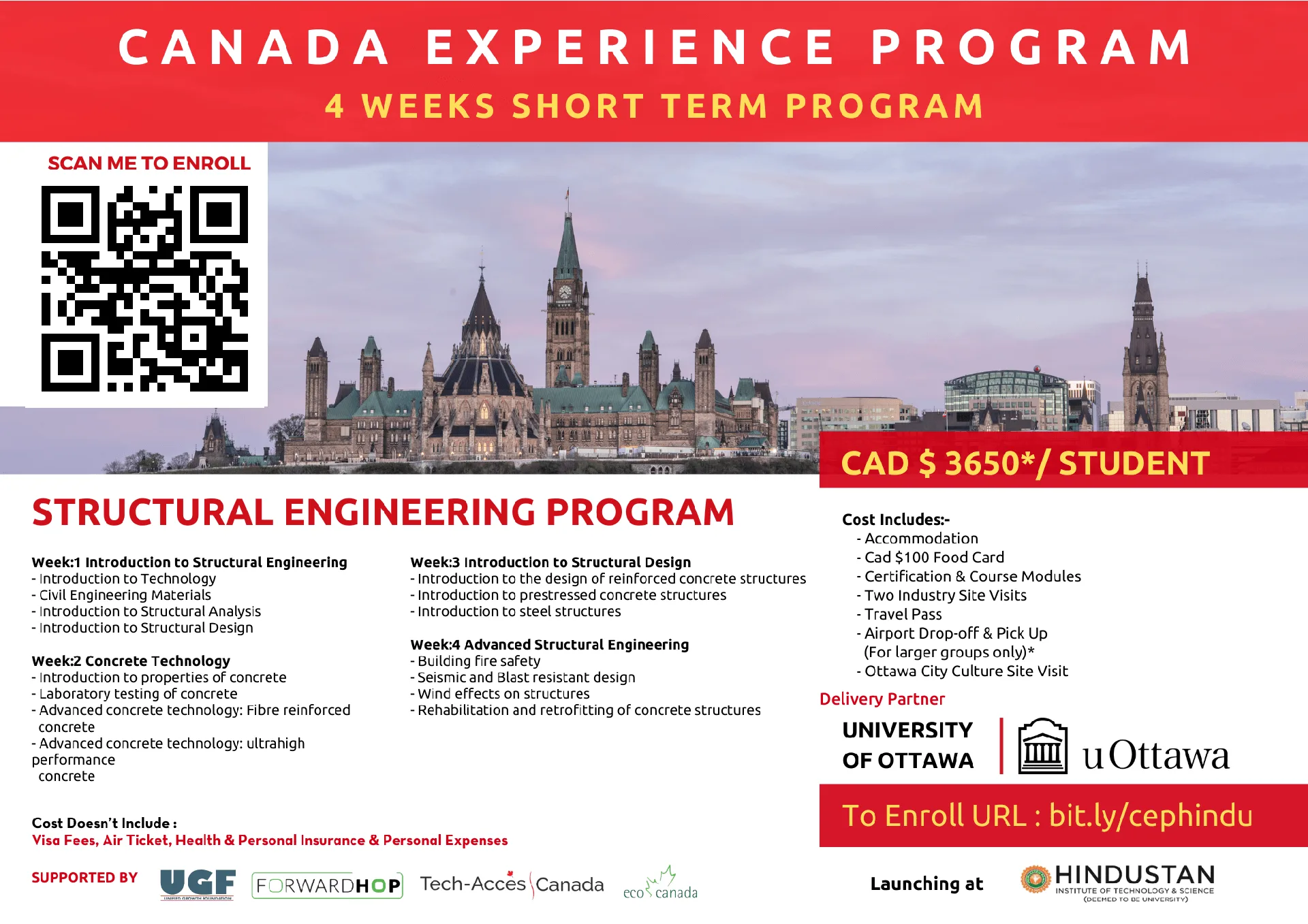 Canada Experience -Hindustan University