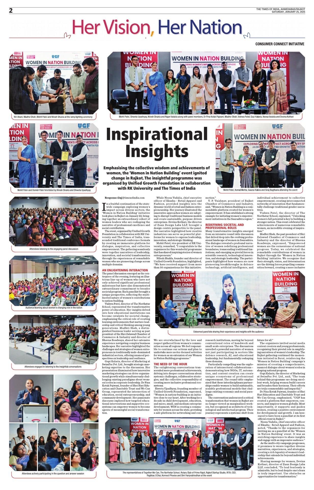 Women In Nation Building (WIN) – Rajkot 2025